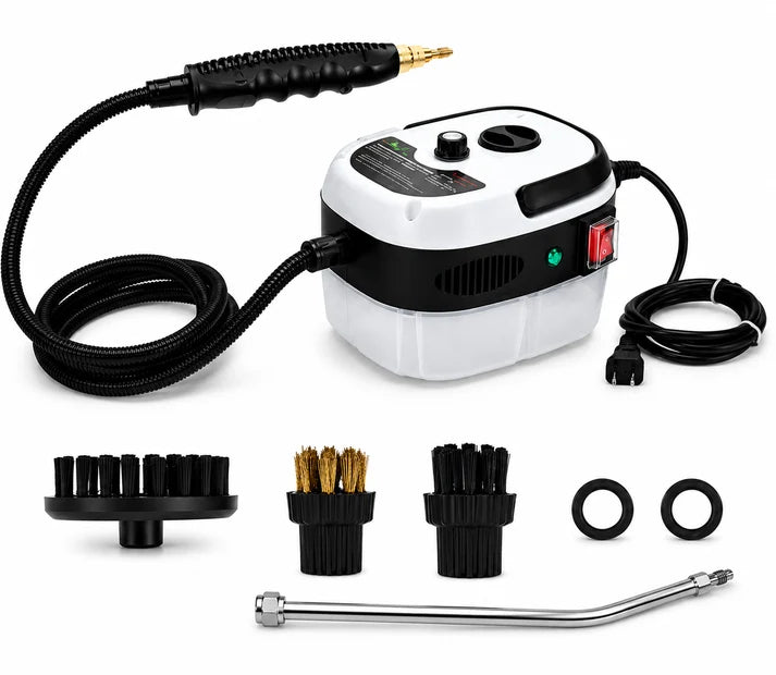 LIMPIADORA A VAPOR PORTÁTIL 2500W DE ALTA PRESIÓN | ACCESORIOS DE REGALO 🎁