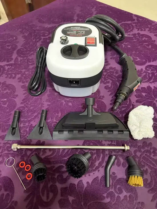 Limpiadora a vapor con accesorios
